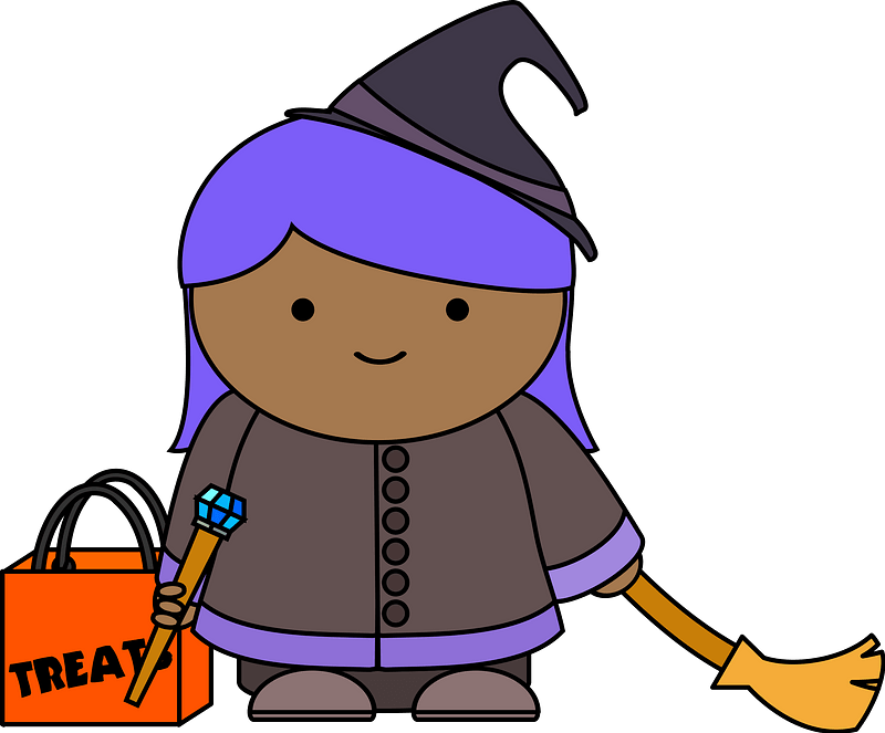 Witch Clipart - Cartoon - Png Download (800x663), Png Download