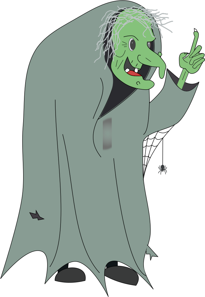 Hansel And Gretel Witch Cartoon Clipart (1024x1024), Png Download