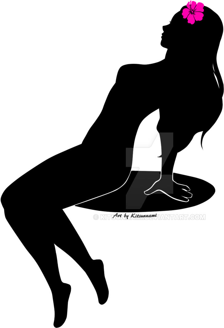 Silhouette Knee Shoe Black M Clip Art - Illustration - Png Download (1024x1117), Png Download