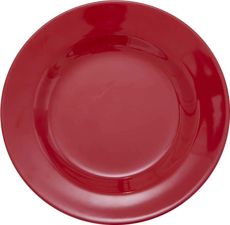 Dinner Plate Clipart Clipart Transparent Background - Red Plate