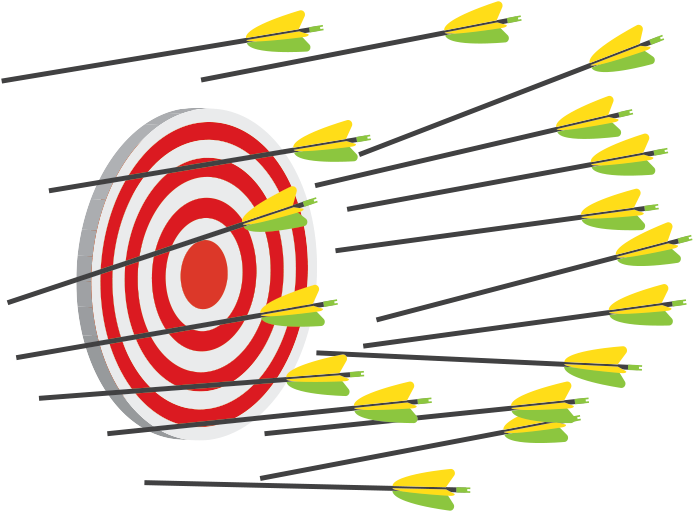 Download Arrows Missing Target Clipart Clipart Transparent Arrow