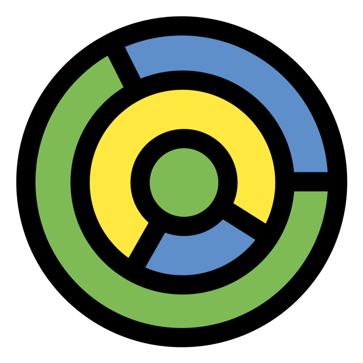 Recreation,symbol,target Archery - Cockfosters Tube Station Clipart (750x750), Png Download