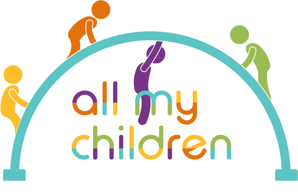 All My Children - Children Playing At Playground Park Outdoor Stick Figure Clipart (1001x656), Png Download