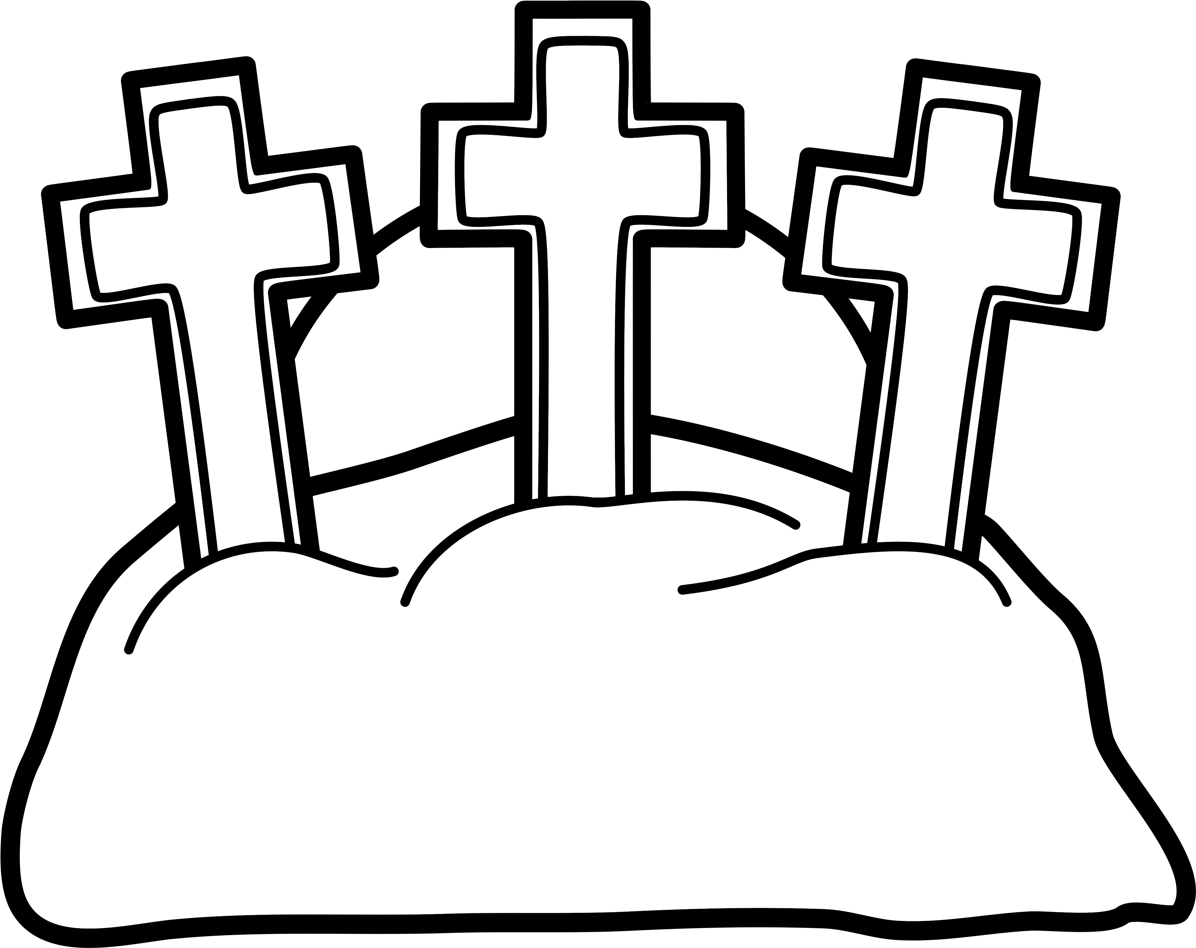 Transparent Christian Easter Black And White Clipart - Sanjivani Hospital Ahmedabad Logo - Png Download (4119x3264), Png Download