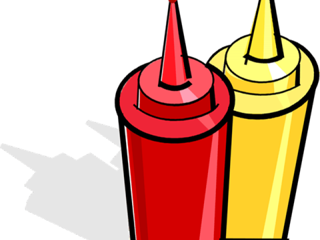 Free Cliparts Ketchup - Catsup And Mustard - Png Download (640x480), Png Download