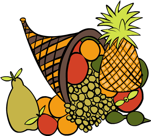 Thanksgiving Basket Clipart Svg Transparent Stock Orange - Fruit - Png Download (600x630), Png Download