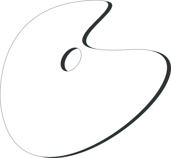 Paint Palette White Png - Transparent White Paint Palette Clipart (600x556), Png Download