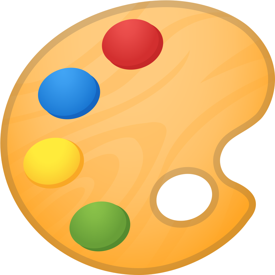 Artist Palette Icon - Imágenes De Paleta De Pintor Clipart (1024x1024), Png Download