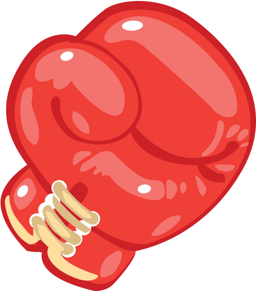 Boxing Glove Cartoon - Transparent Boxing Glove Clipart - Png Download (800x600), Png Download