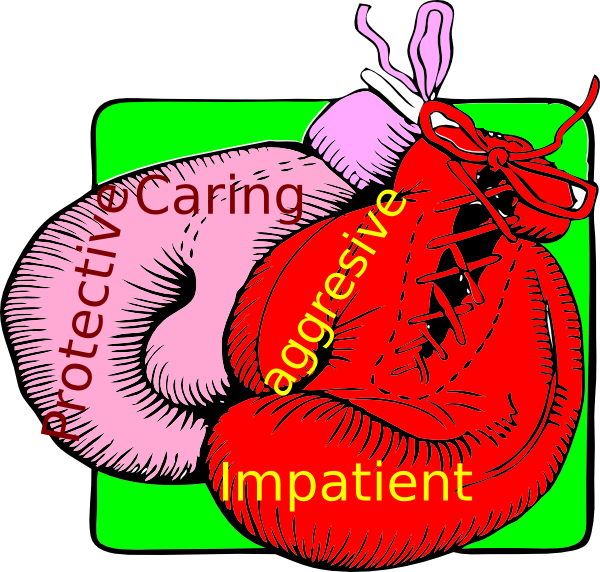 Boxing Gloves Clipart (600x572), Png Download