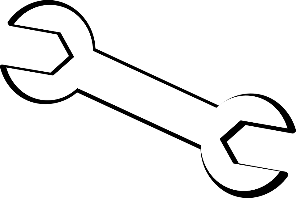 Wrench Clipart - Png Download (960x641), Png Download