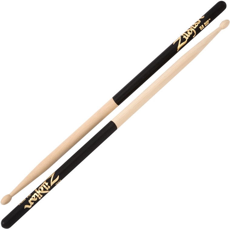 Zildjian Black Dip Series Wood Tip Drum Sticks 5a - Flex Sensor 4.5 Inch Clipart (759x758), Png Download