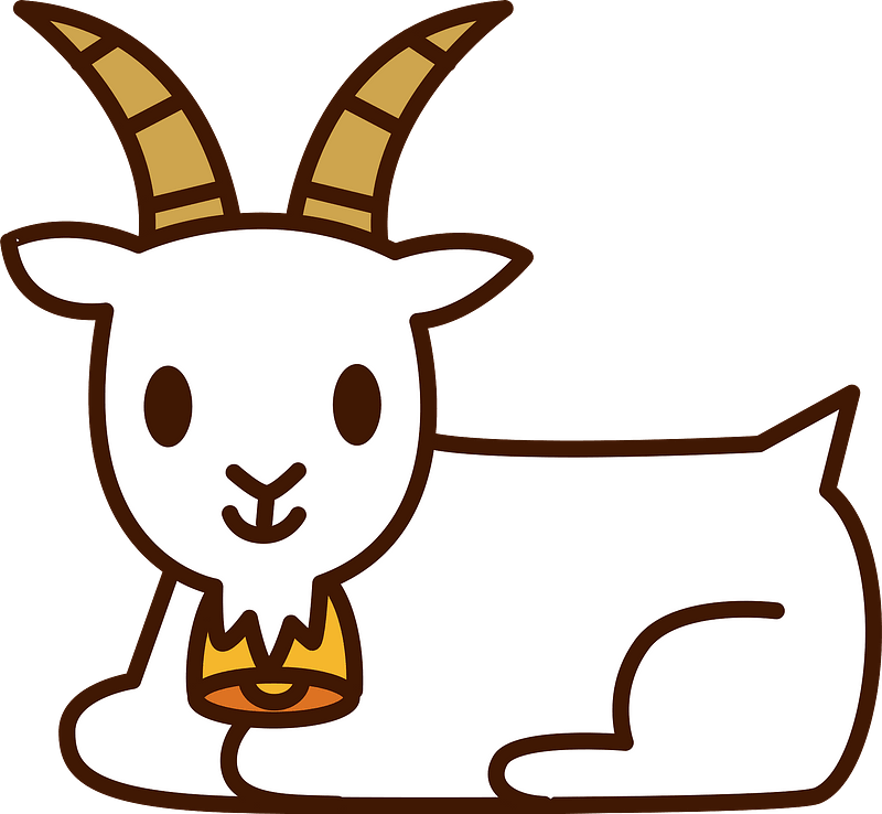 Download Goat Animal Clipart - Clip Art Of Goat - Png Download
