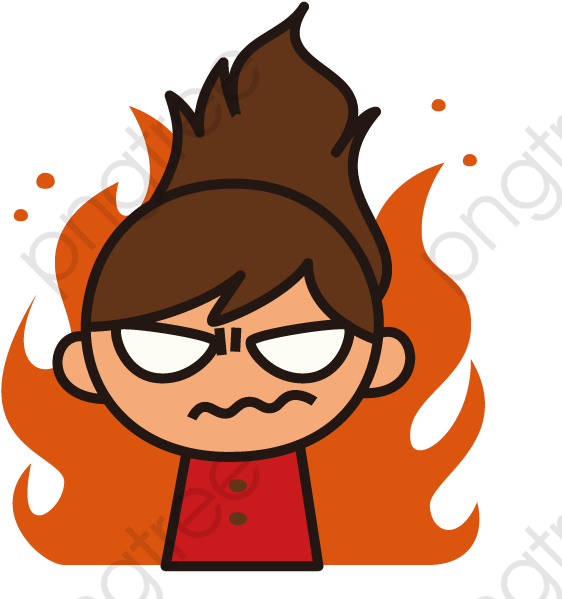 Cartoon Angry Girl, Cartoon Clipart, Angry Clipart, - Angry Clipart Png Transparent Png (625x624), Png Download