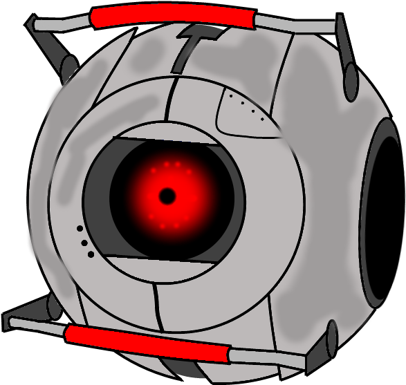 Anger Core Portal 2 By Thesmithsart - Portal 2 Cores Png Clipart (587x557), Png Download