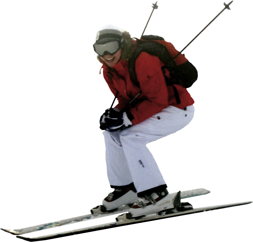 Skiing Png Transparent Images - Skiing Png Clipart (881x881), Png Download
