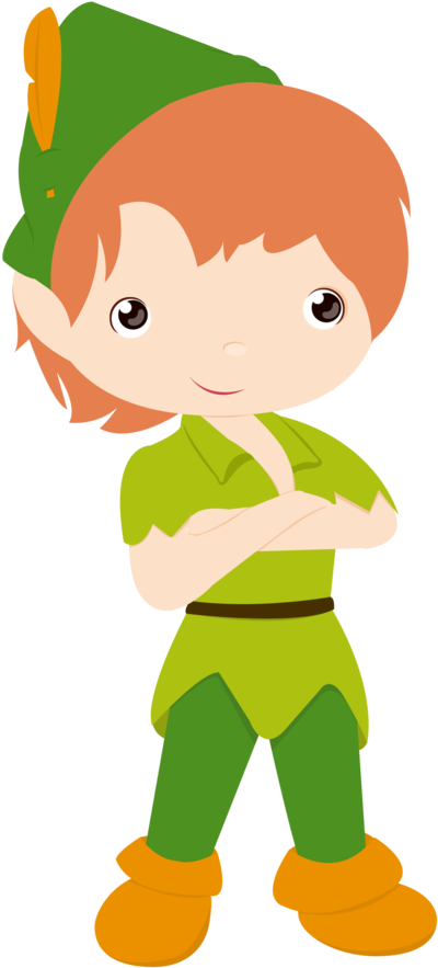 Peter Pan Dibujo Animado Clipart (467x900), Png Download