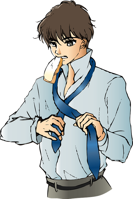 Man Tie Clipart - Cartoon - Png Download (535x800), Png Download