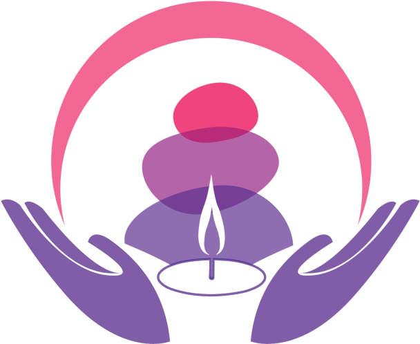 Healing Hand Massage & Beauty Spa Logo - Heavenly Massage And Spa Logo Clipart (1000x522), Png Download