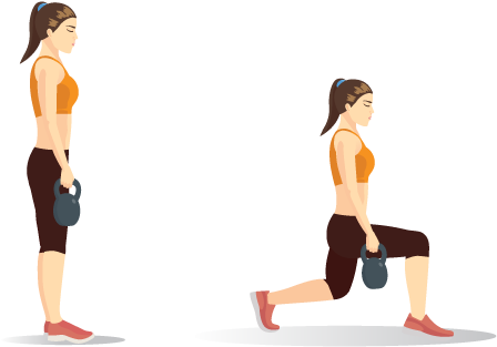 Drawing Leg Beginner Transparent Png Clipart Free Download - Lunges Clipart (837x401), Png Download