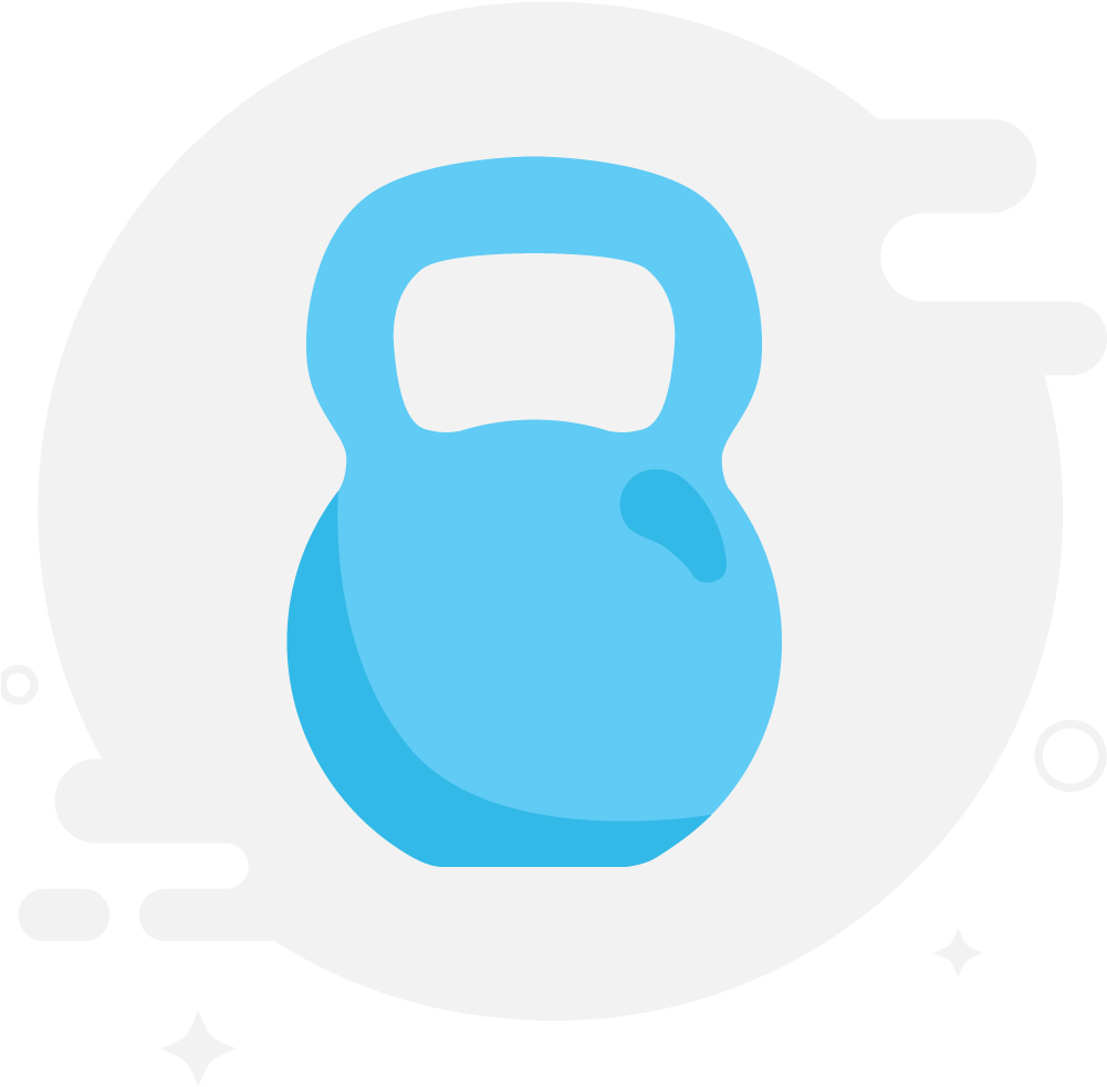 Kettlebell Clipart (1000x1000), Png Download