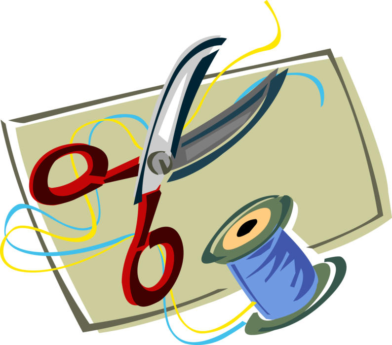 Transparent Spool Of Thread Clipart Scissor And Thread Clip Art Png