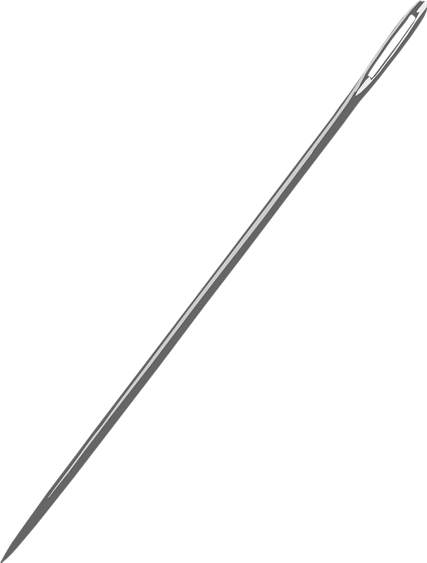 Sewing Needle Clipart - Scribe Drypoint - Png Download (606x800), Png Download