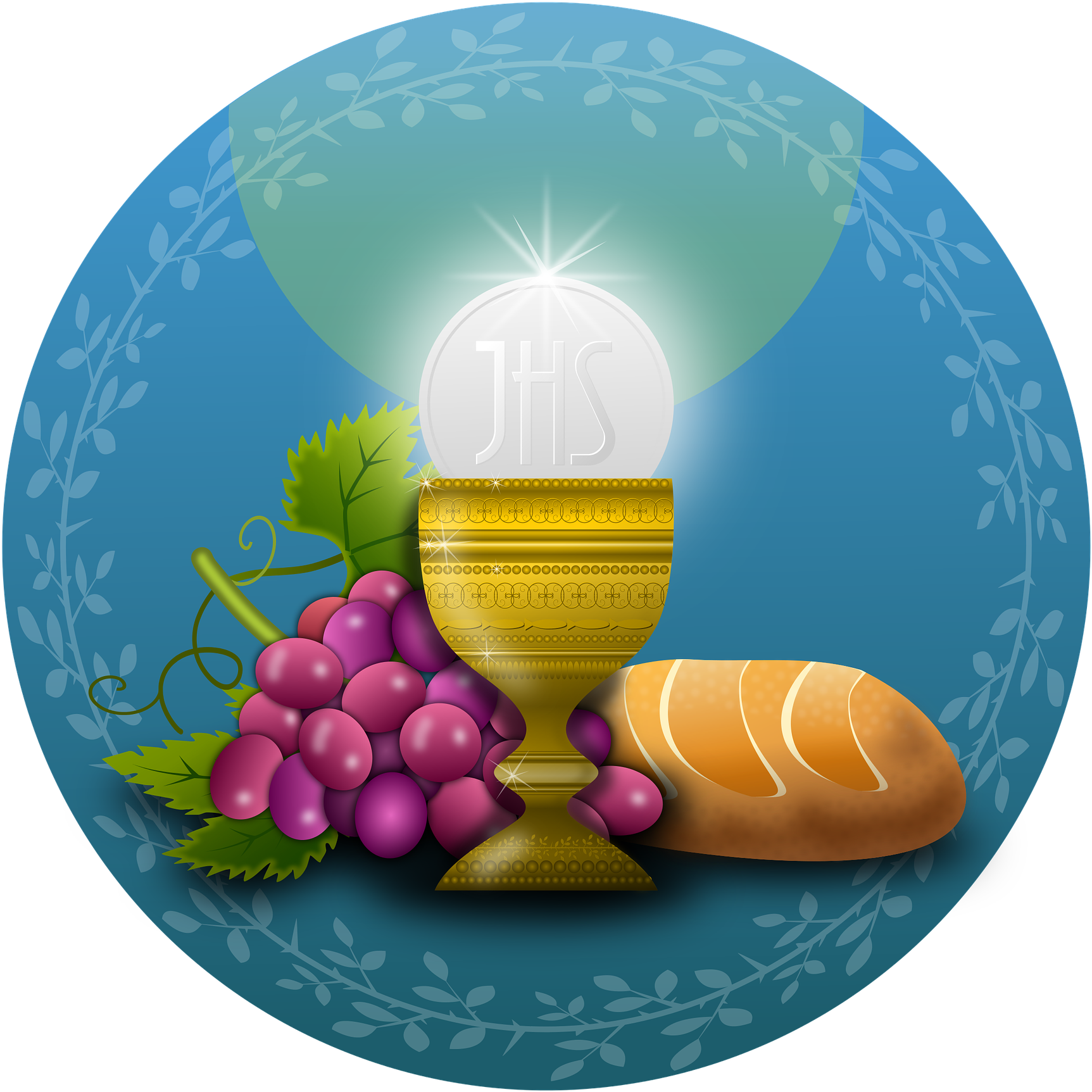 Blood And Body Of Jesus Christ Clipart (1100x1100), Png Download