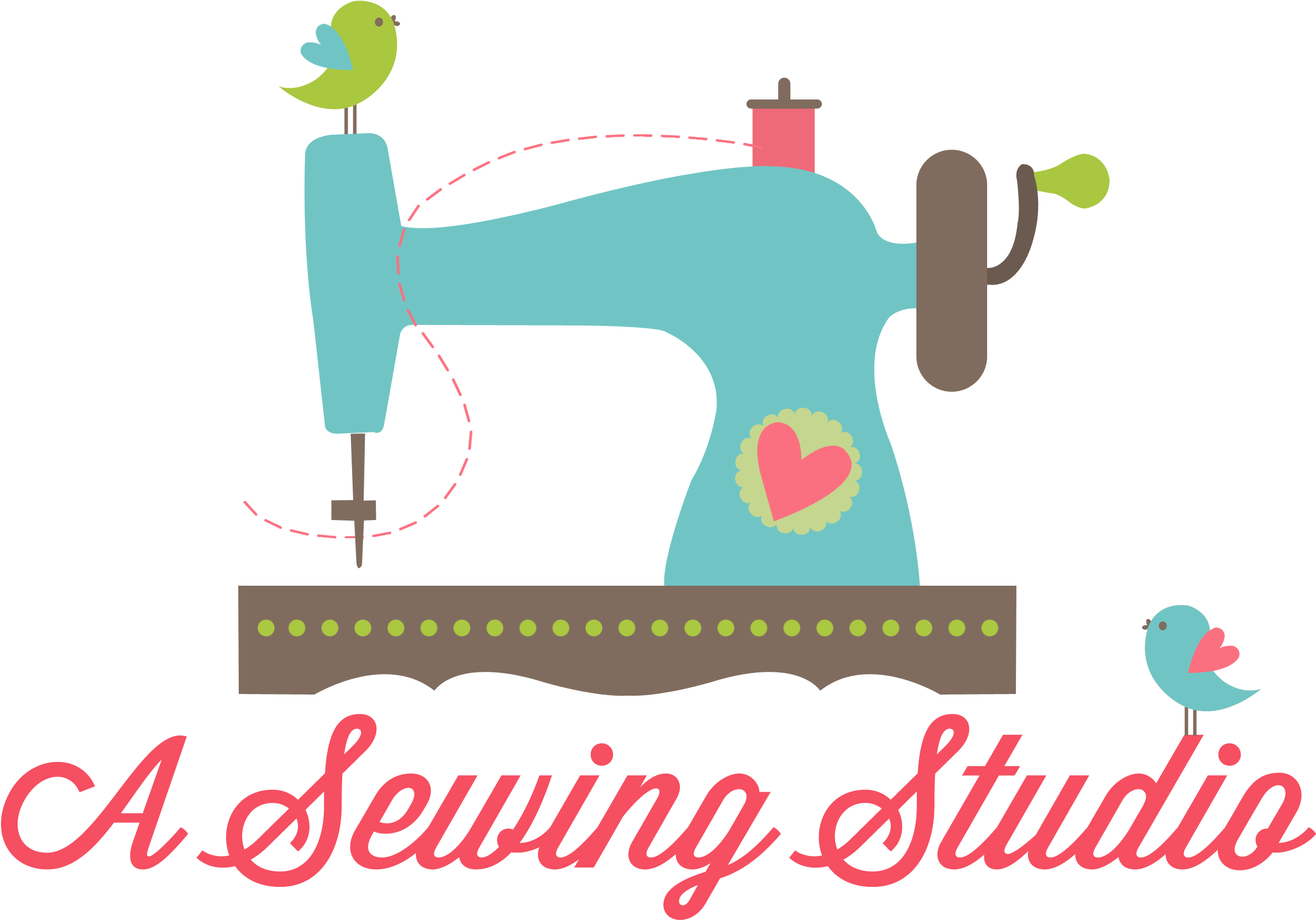 A Sewing Studio - Illustration Clipart (2400x1712), Png Download