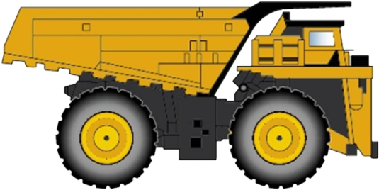 Crane Clipart Heavy Vehicle - Heavy Dump Truck Png Transparent Png (600x600), Png Download
