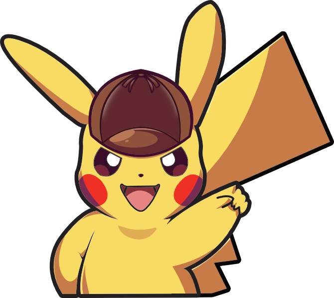 Detective Pikachu - Detective Pikachu Clip Art - Png Download (670x597), Png Download
