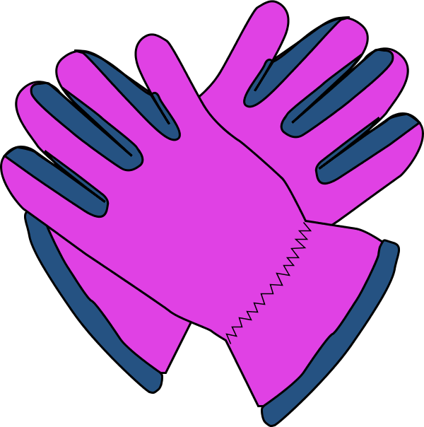 Gloves Clip Art - Gloves Clipart - Png Download (600x604), Png Download