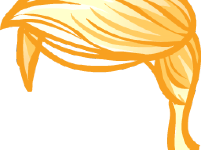 Transparent Hair Clip Art - Clipart Trump Hair Png (640x480), Png Download