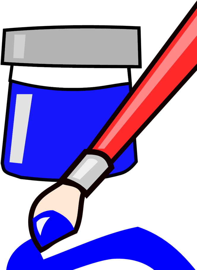 Red Paint Brush Clipart - Png Download (1024x1024), Png Download