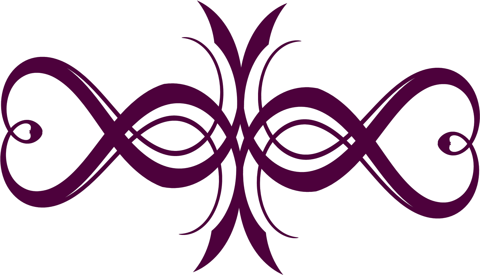 Purple Flourish Clipart (1600x1200), Png Download