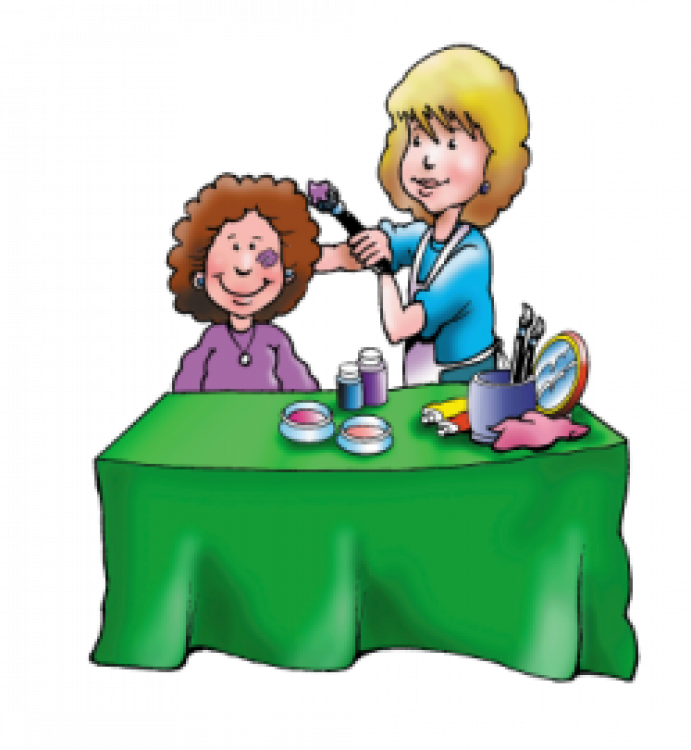 Download Face Painting Table Clipart Png Download (5226014) PinClipart