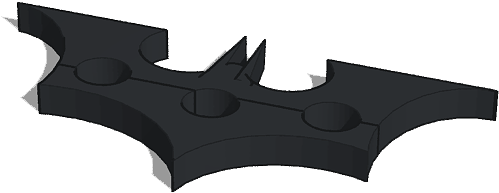Batman Fidget Spinner Png Transparent Picture Png Icons - Batman Fidget Spinner 3d Clipart (725x453), Png Download