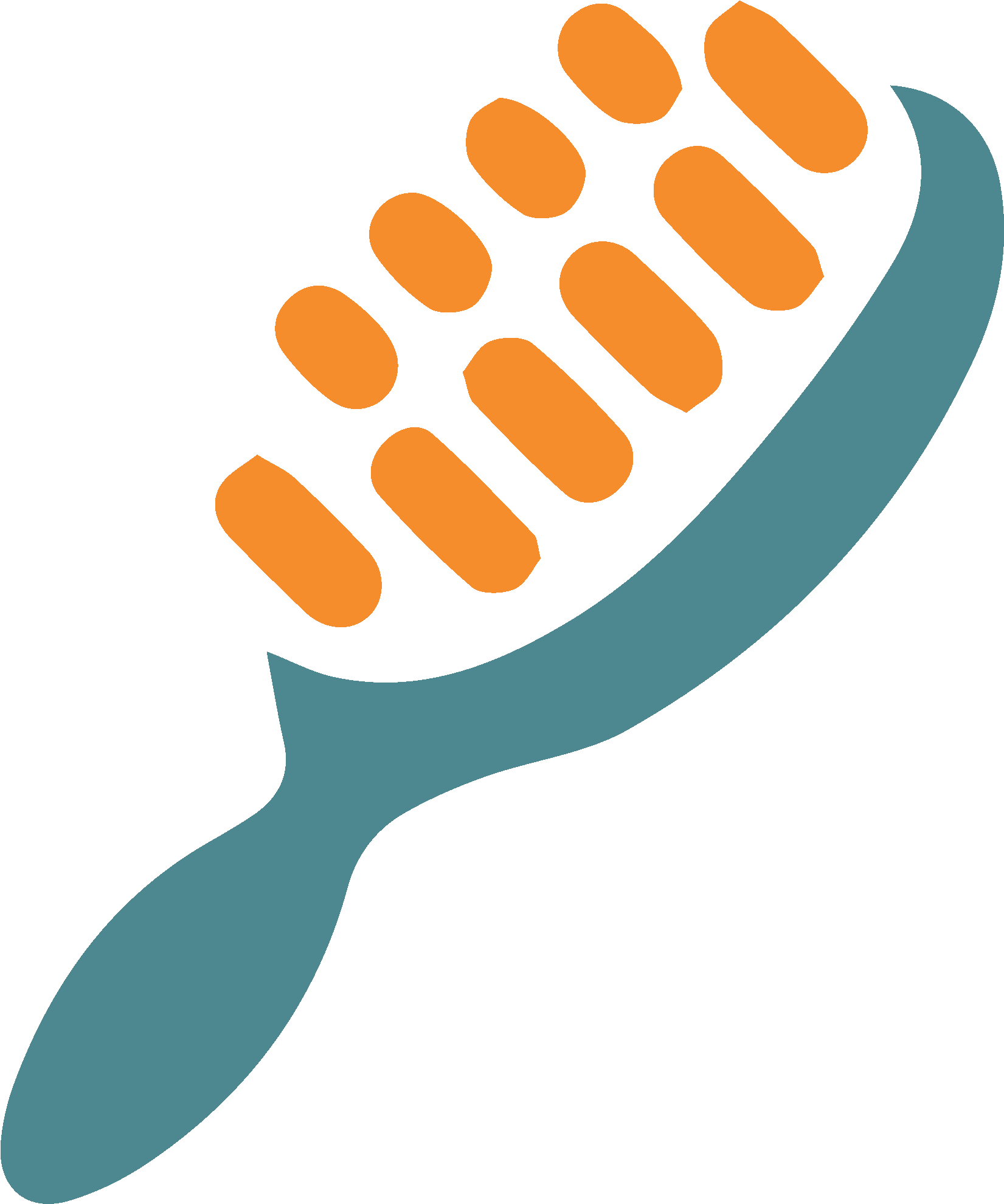 Soapbox Outline Icons Computer Comb Hairbrush Clipart - Hair Product Transparent Backgrounds - Png Download (2083x2083), Png Download