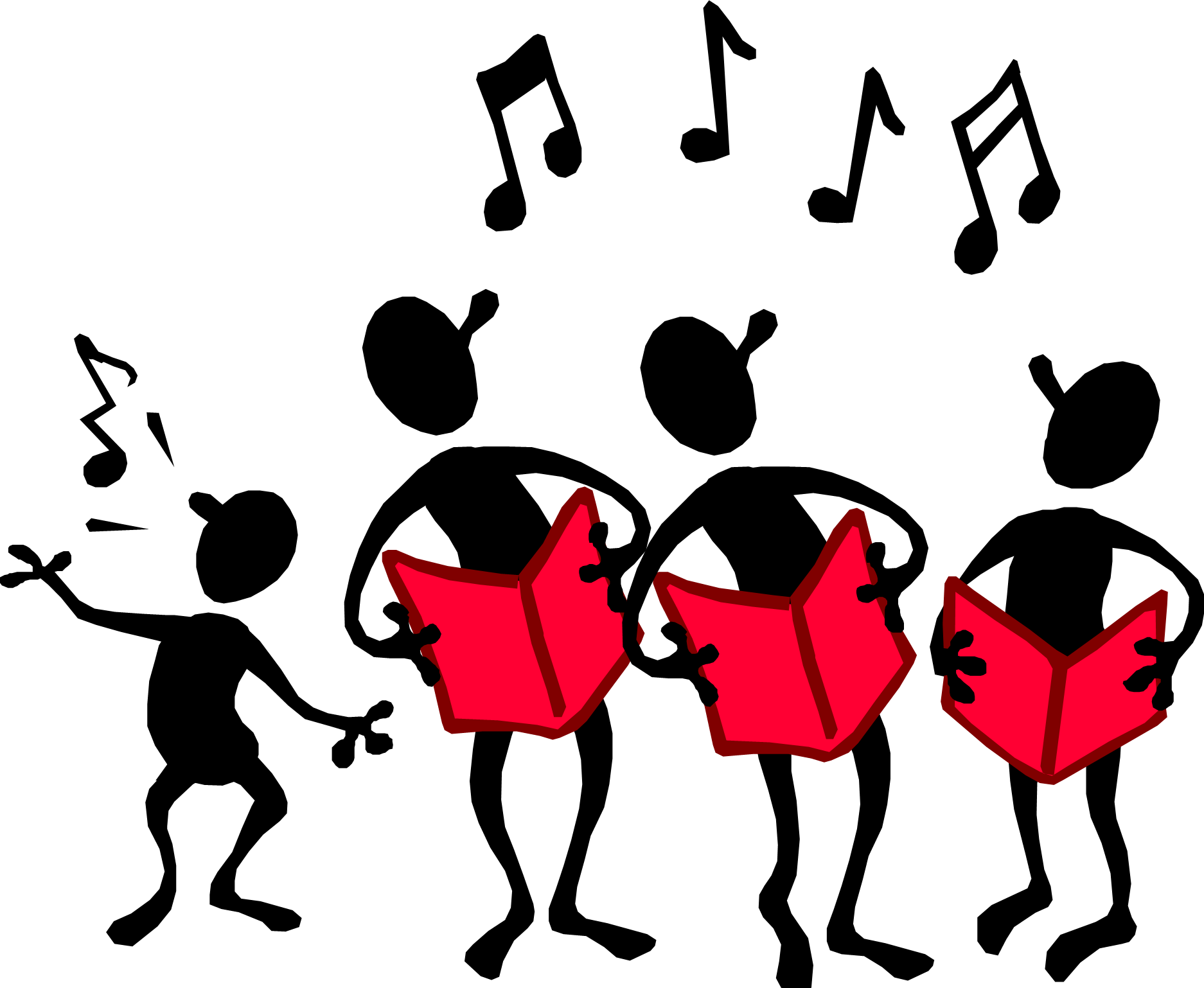 Sing Along - Choir Singer Clip Art - Png Download (1874x1538), Png Download