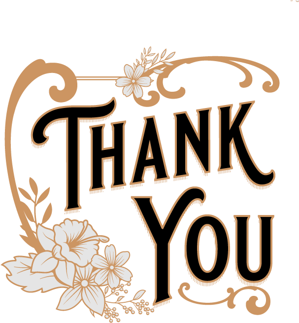 Thank You Vintage S Free Clipart , Png Download - Clip Art Transparent Png (607x655), Png Download
