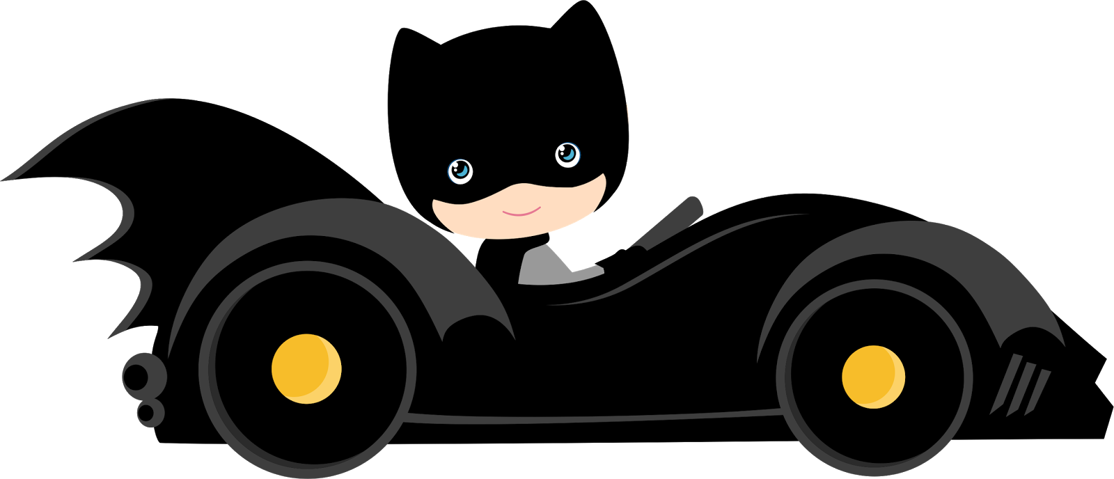 Logo Clipart Batman - Batmobile Clipart - Png Download (1600x688), Png Download