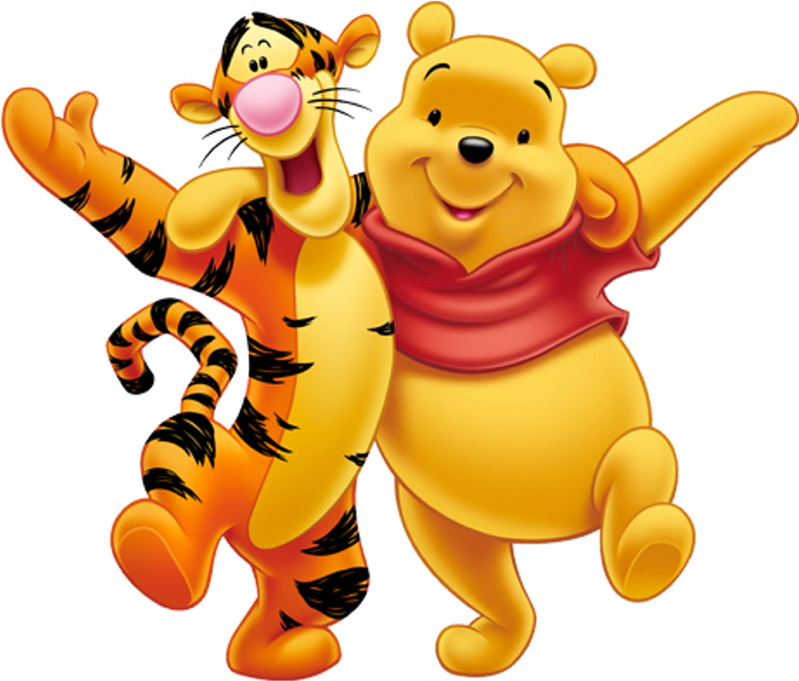Friends Clipart Transparent 2 » Clipart Portal - Winnie The Pooh And Tigger - Png Download (600x515), Png Download