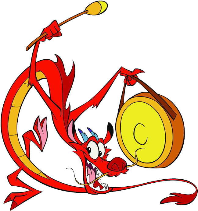 Back To Disney Friends Clipart - Mushu Mulan Png Transparent Png (649x693), Png Download