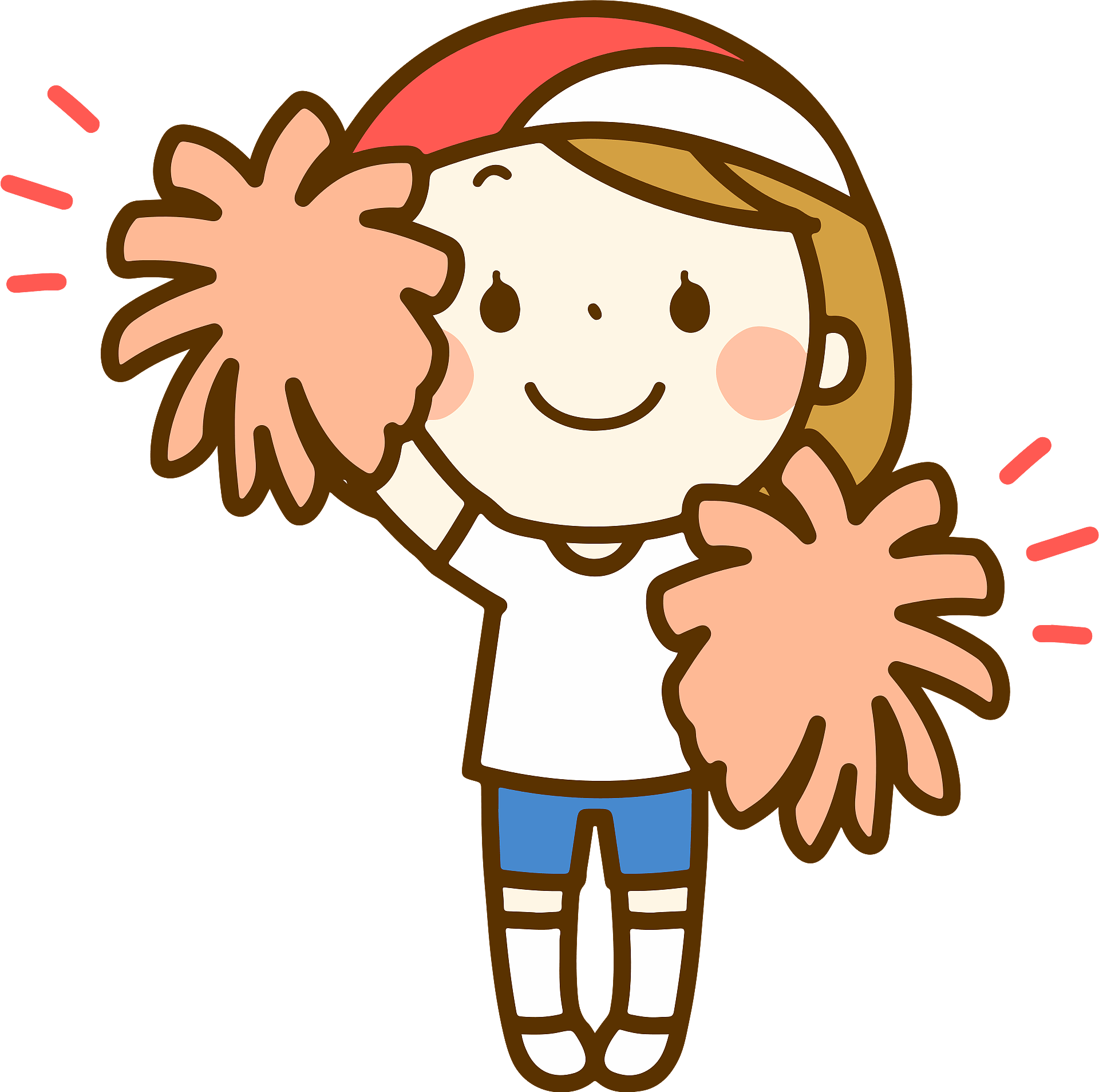 Human Behavior,joint,food - Clip Art Cute People - Png Download (754x750), Png Download