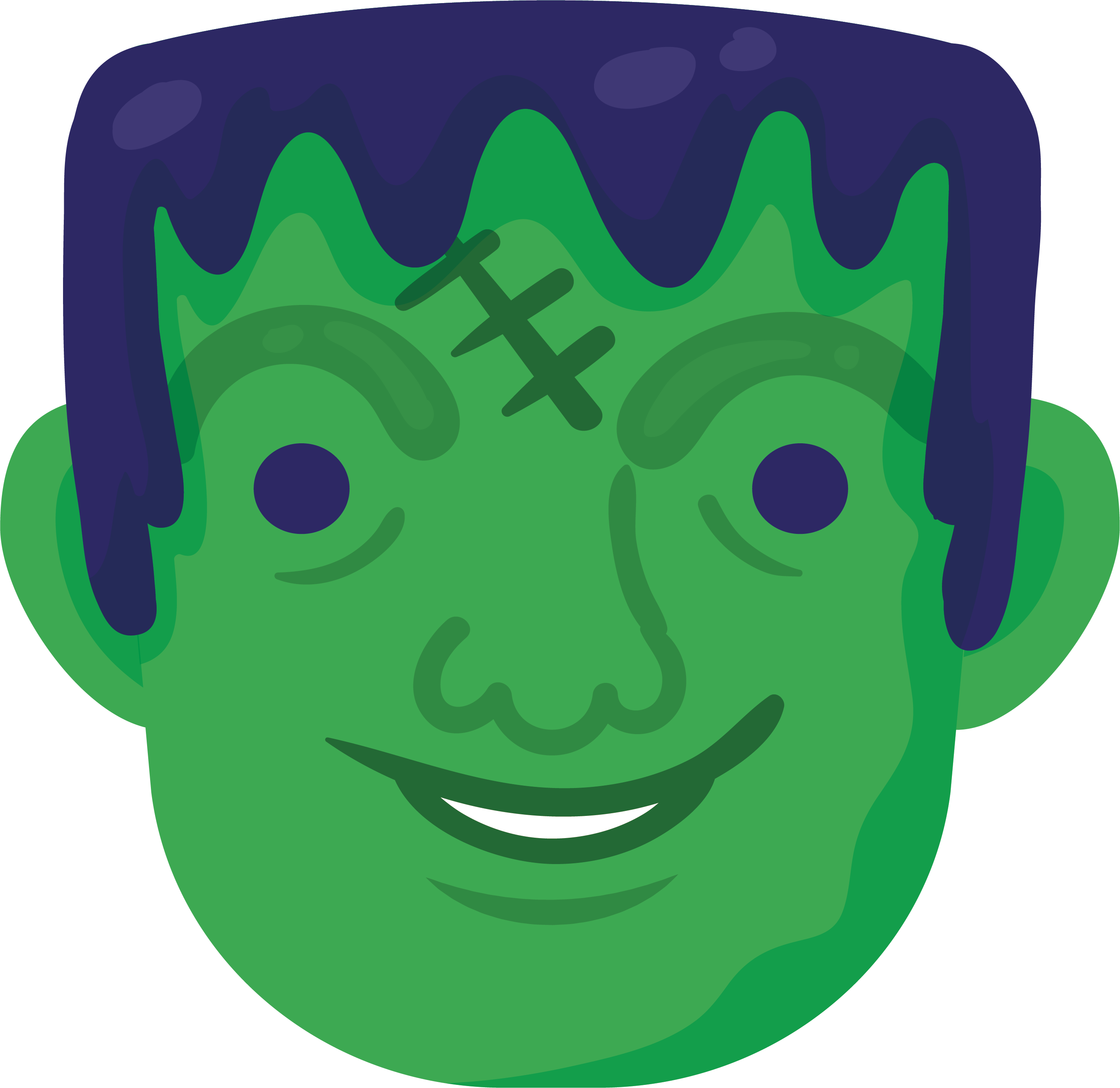 Hulk Clipart Mouth - Clip Art - Png Download (2932x2847), Png Download