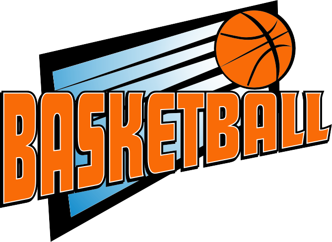 Transparent Basketball Hoop Clipart Black And White - Basketball Name Clipart - Png Download (669x488), Png Download