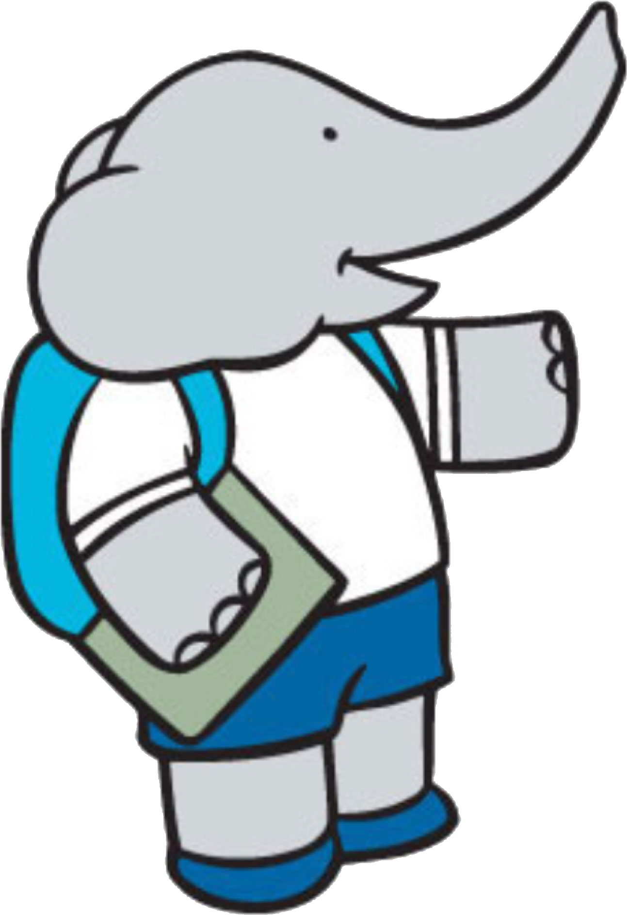 Nelvana Wiki - Babar The Elephant Pom Clipart (1432x2048), Png Download