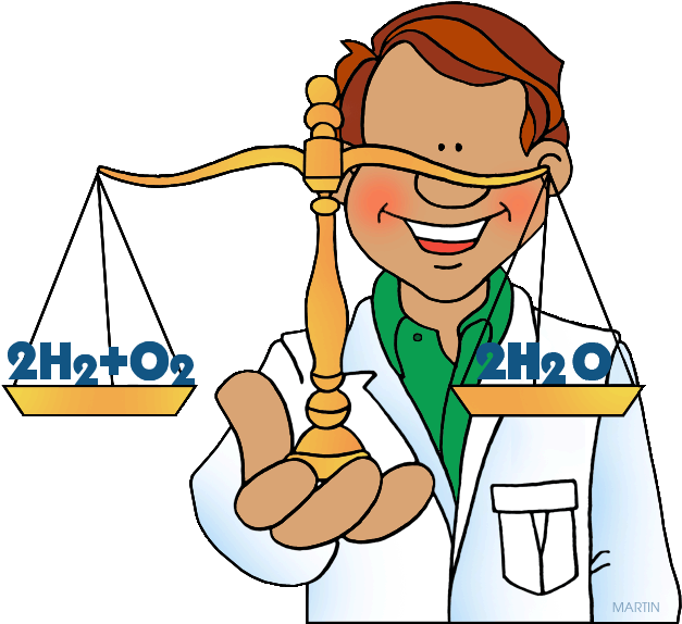 Balanced Chemical Equation Cartoon Clipart (648x583), Png Download