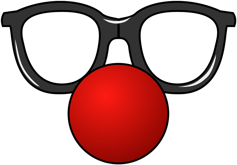 Funny Glasses 2 Clipart - Funny Glasses Clipart - Png Download (800x555), Png Download