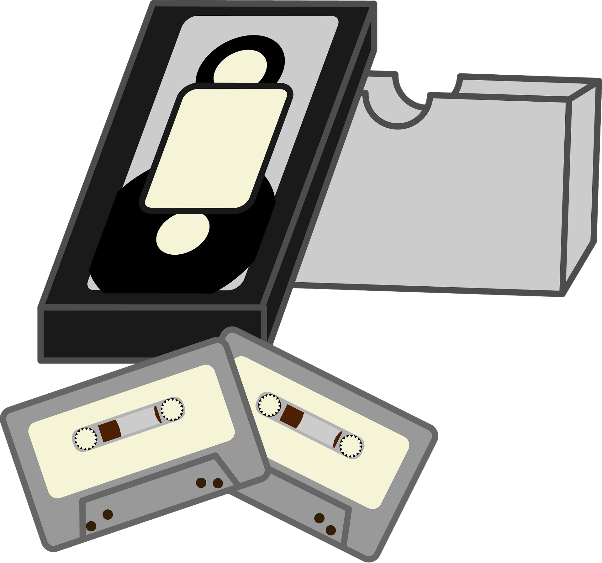 Cassette Tape Clipart - Png Download (1920x1795), Png Download